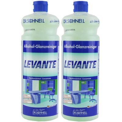 Dr Schnell Levante 2 X 1 Liter Konzentrat Alkohol Und Glanz Reiniger