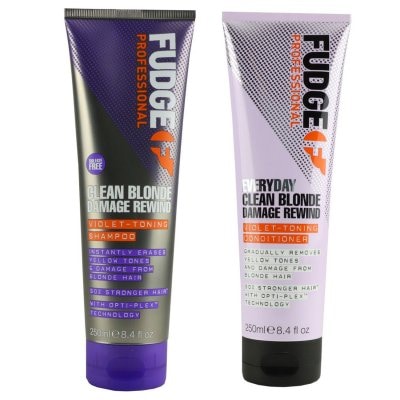 Fudge Clean Blonde Shampoo Conditioner Set