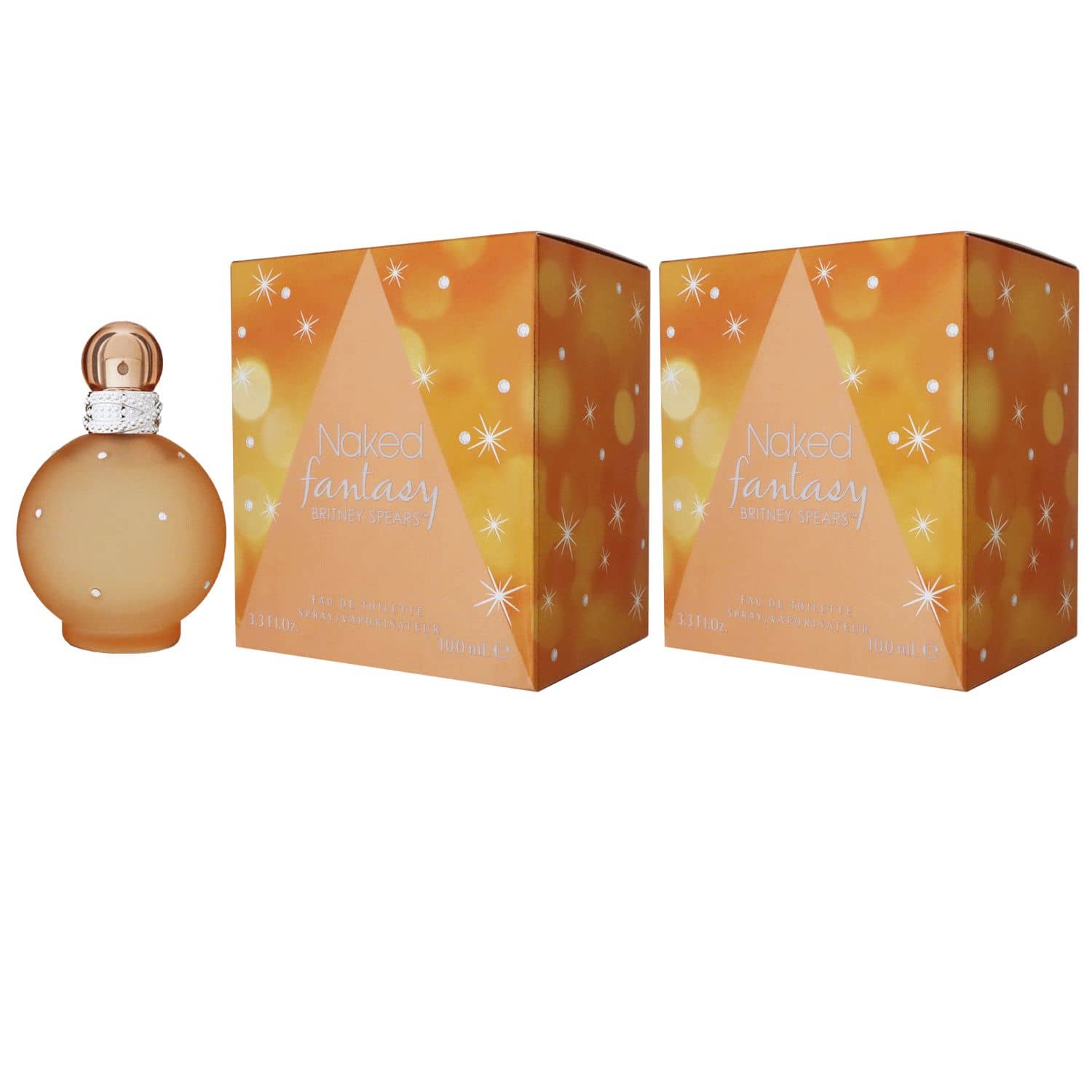 Britney Spears Naked Fantasy 2 X 100 Ml EDT Set Damenpa