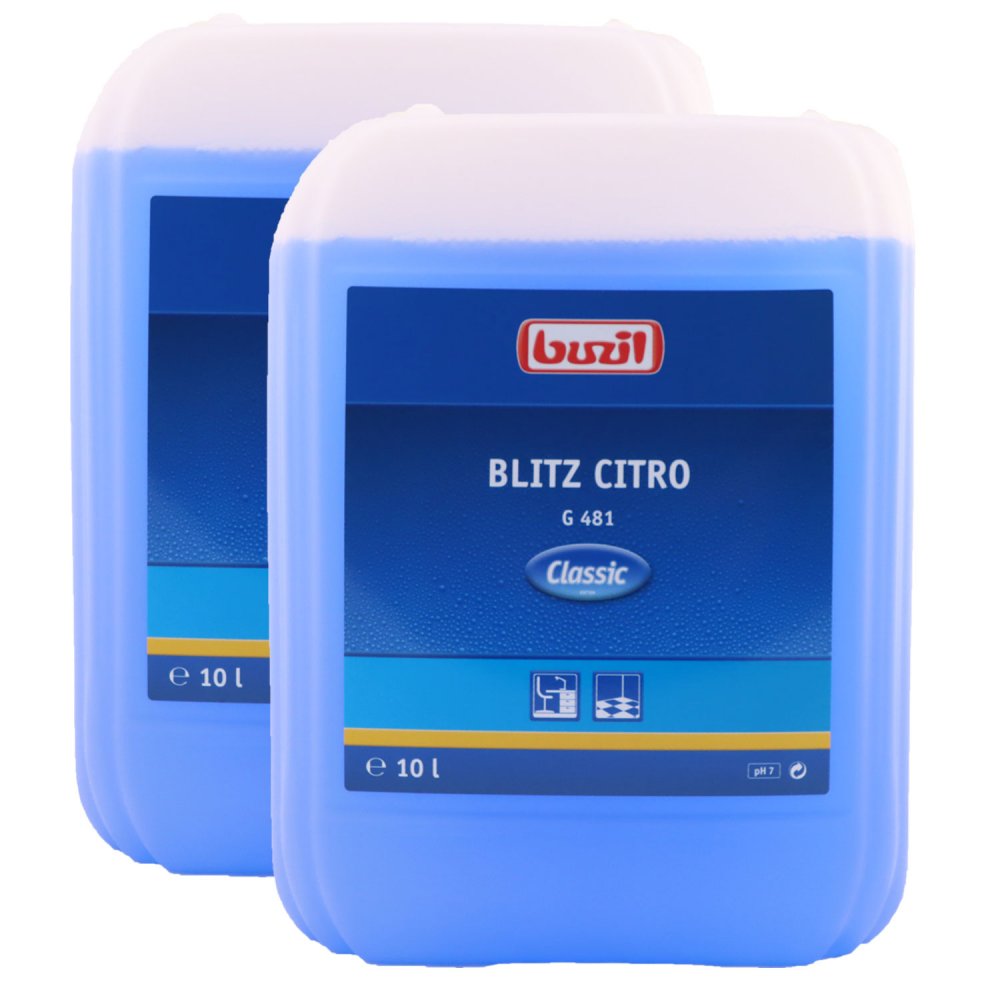 Buzil Blitz Citro G X Liter Alkoholreiniger Mit Citrusduft Bei