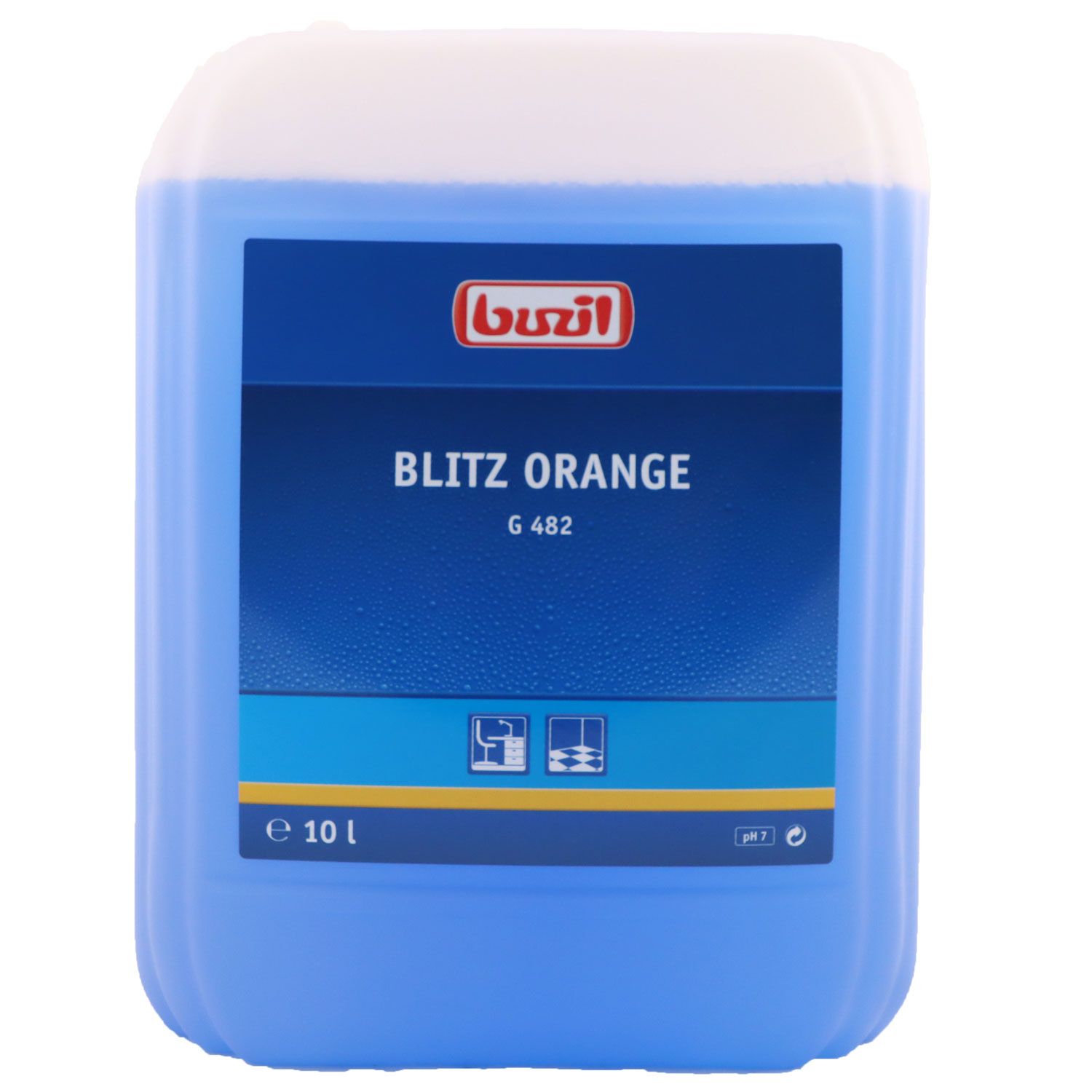 Buzil Blitz Orange Liter Neutraler Alkoholreiniger Mit Orangenduft