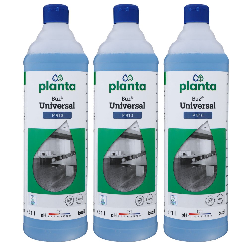 Buzil Planta Buz Universal 3 x 1 Liter P 910 ökologischer