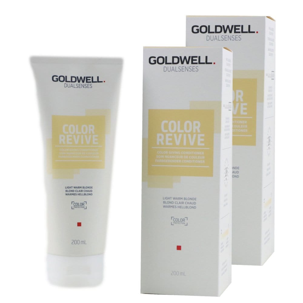 Goldwell Ds Color Revive Conditioner X Ml Light Warm Blonde Set Bei