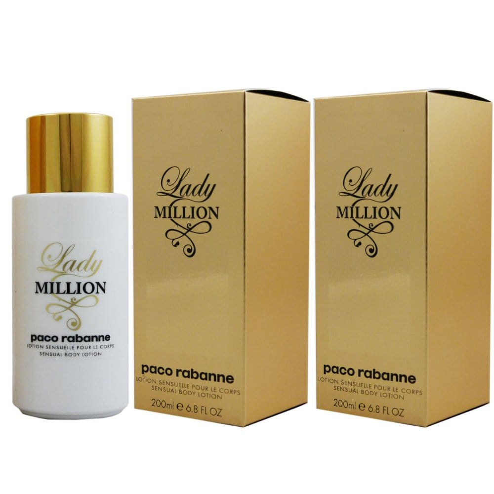 Paco Rabanne Lady Million 2 X 200 Ml Body Lotion Set Bei Riemax