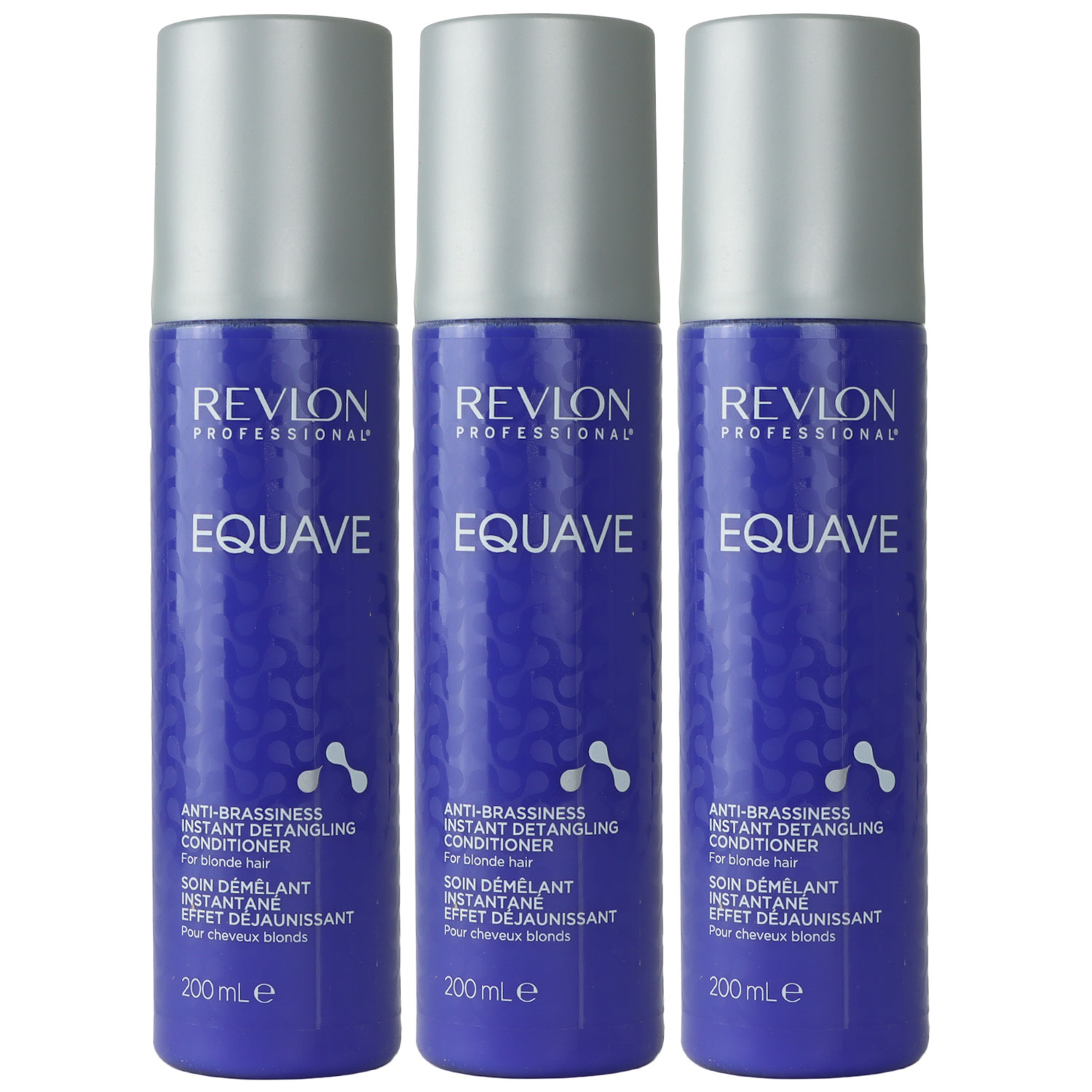 Revlon Equave Blonde Detangling Conditioner 3 X 200 Ml