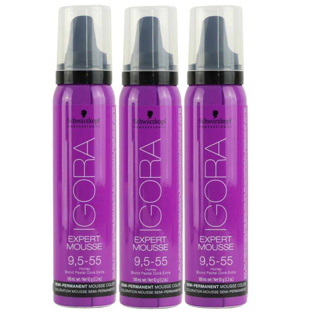 Schwarzkopf Igora Expert Mousse 3 X 100 Ml 9 5 55 Set Bei Riemax