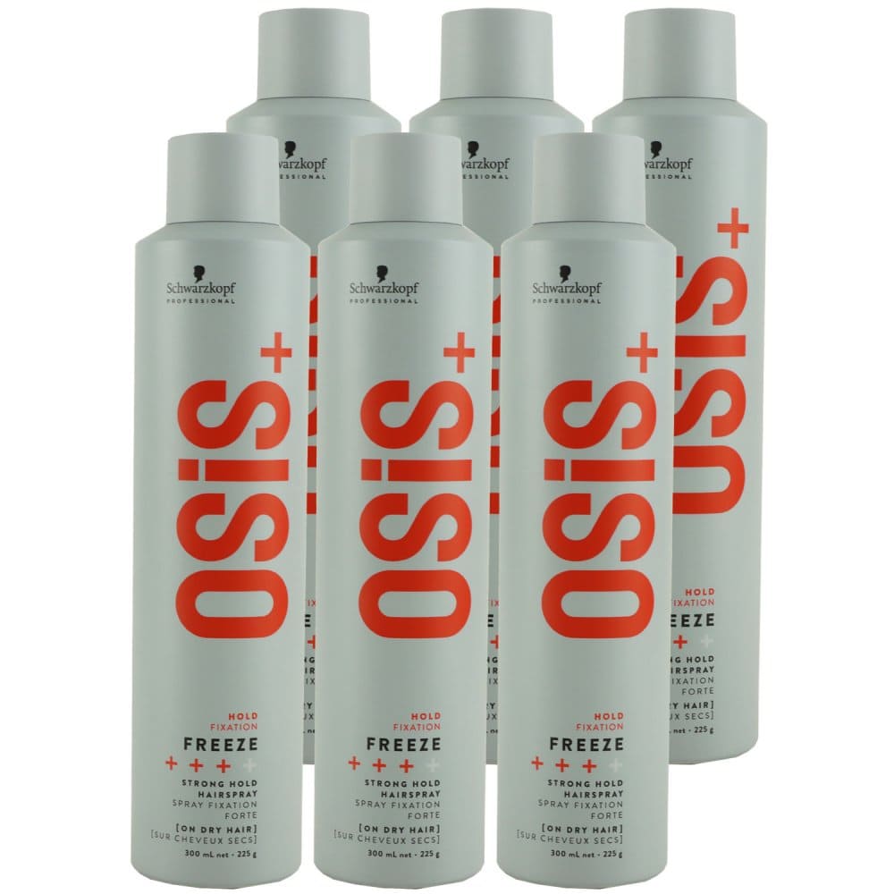 Schwarzkopf Osis Freeze 6 X 300 Ml Strong Hold Haarspra