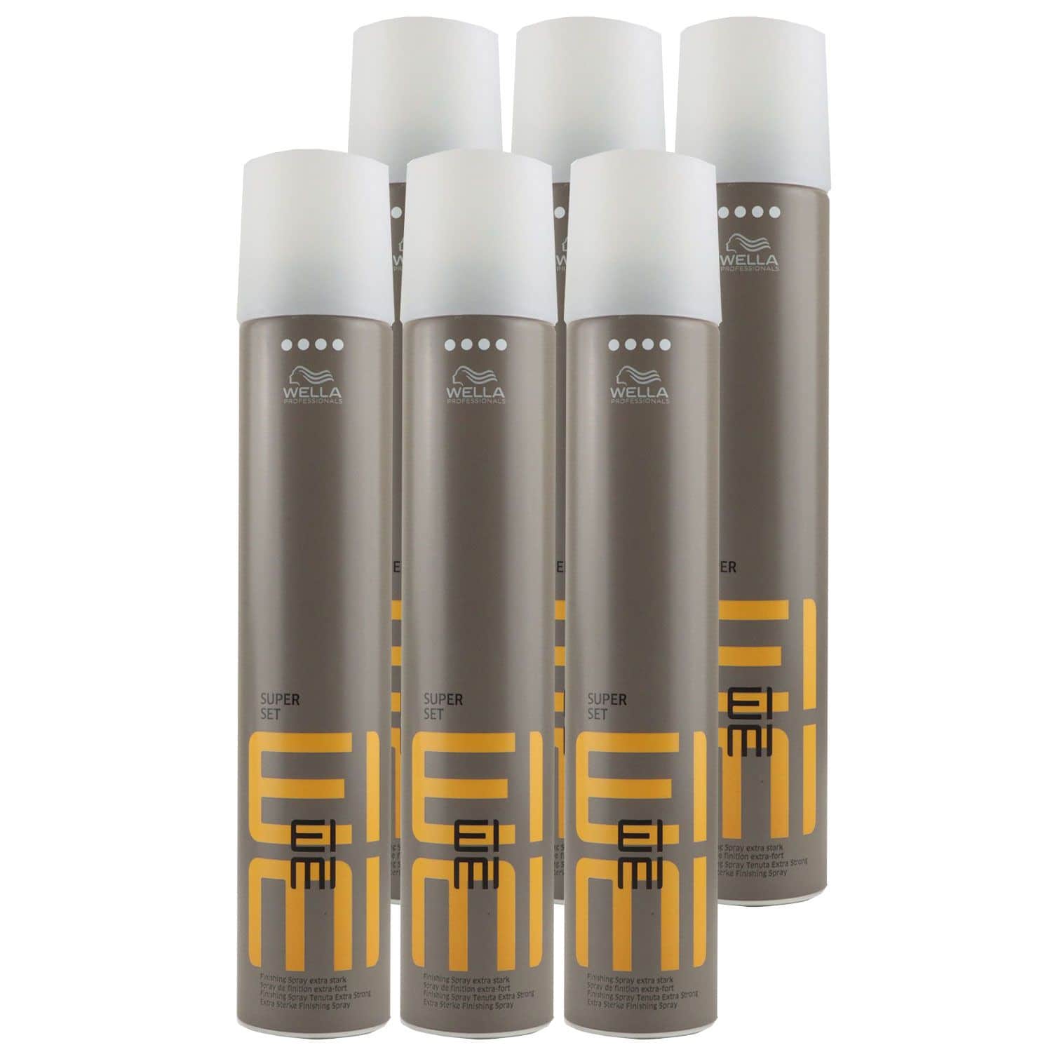 6 X 500 Ml Wella Eimi Super Set Haarspray Level 4 Set B