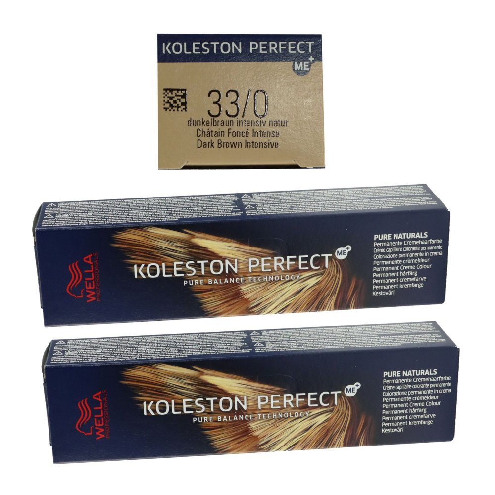 Wella Koleston Perfect ME Pure Naturals 2 X 60 Ml 33 0