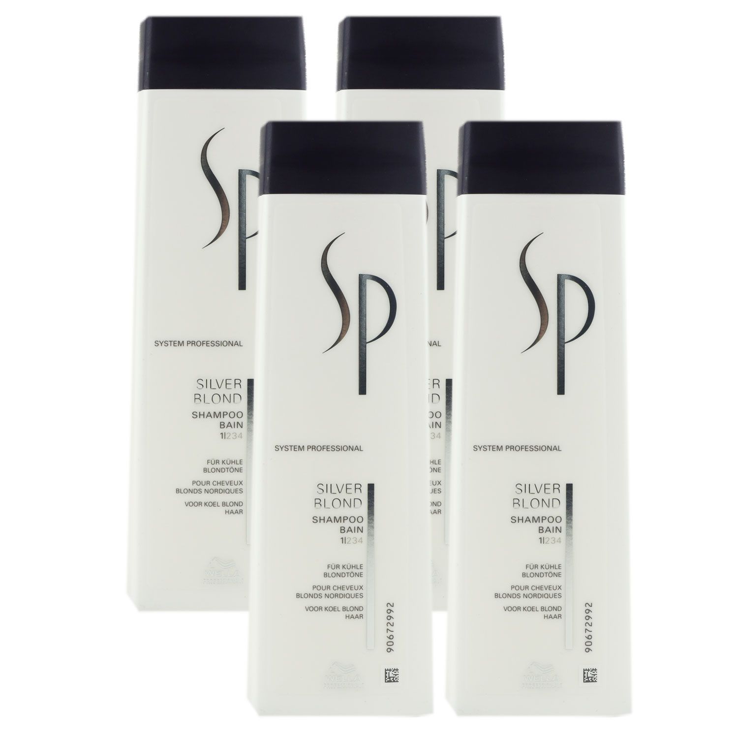 Wella SP Silver Blond Shampoo 4 X 250 Ml Bei Riemax