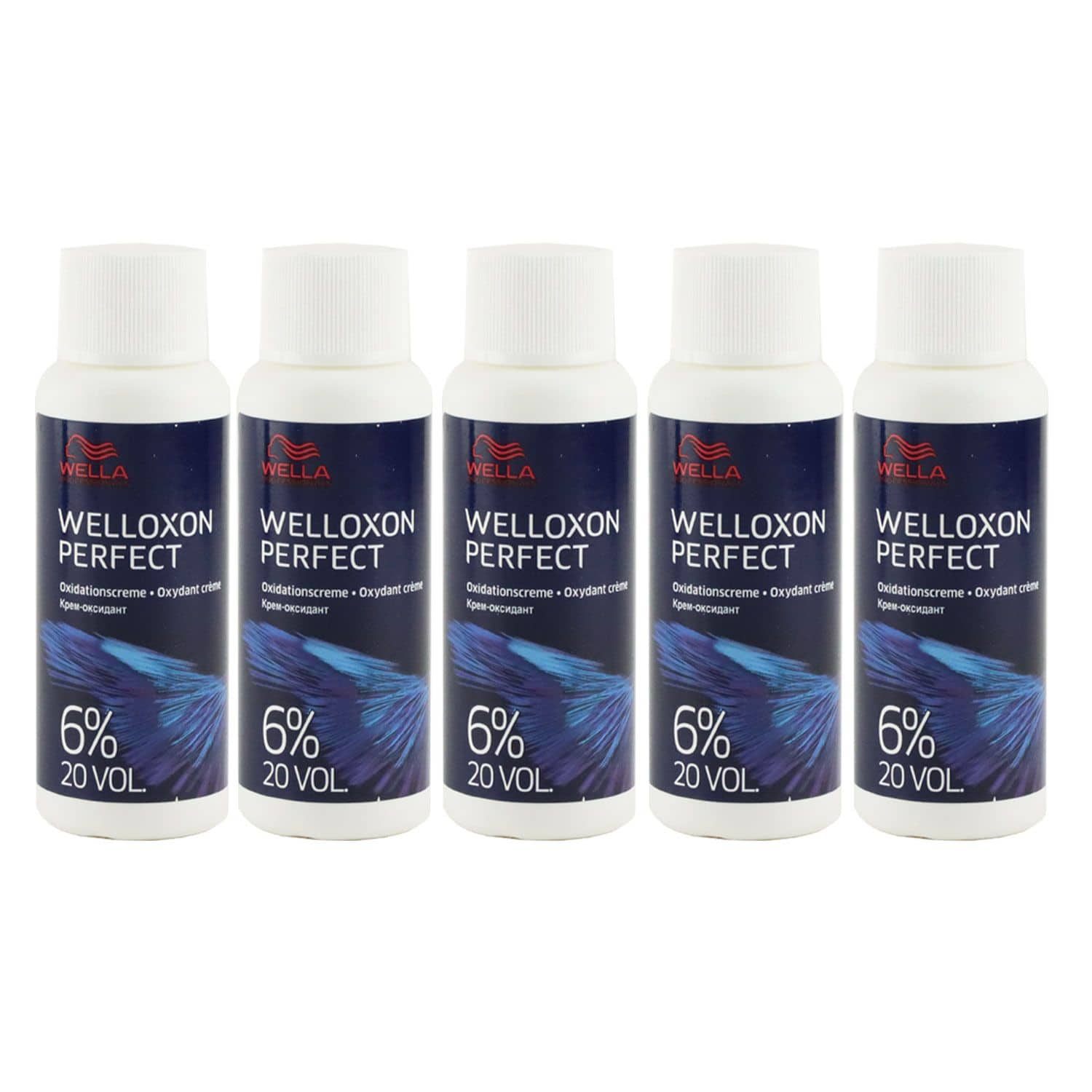5 x 60 ml Wella Welloxon Perfect 6% Set bei Riemax