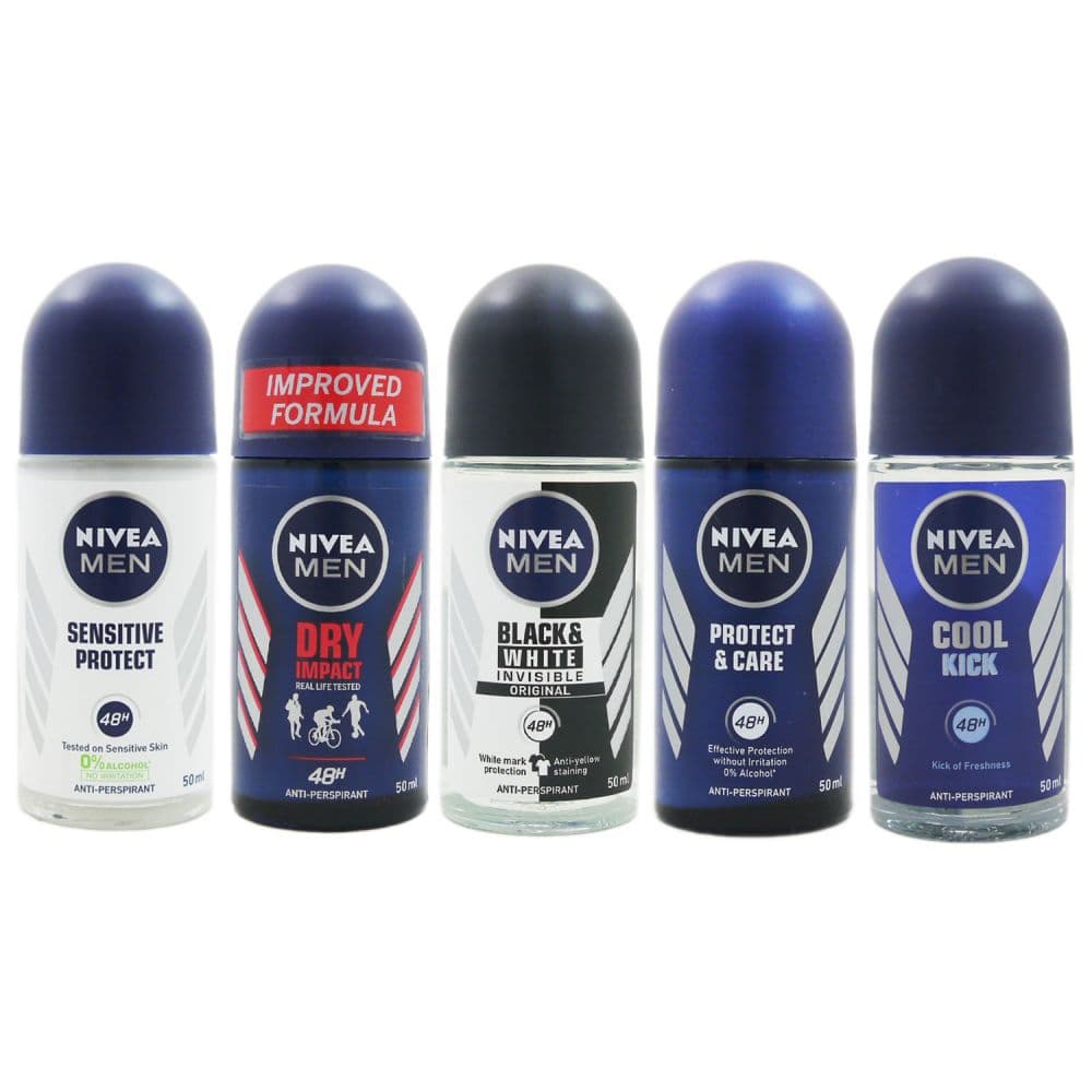 Nivea Roll On 6 x 50ml Deoroller Deodorant Deo verschiedene Sorten NEU