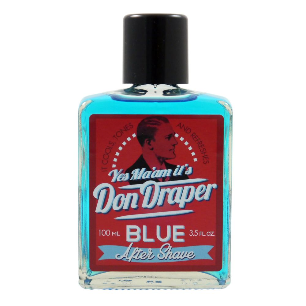 Don Draper Hair Tonic Blue – Menthol-Haarwasser Für Die Kopfhaut, 500 Ml