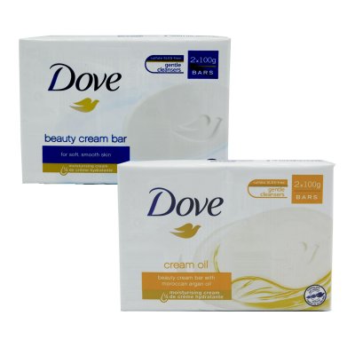 Dove Beauty Cream Seife 4x100g – Mit 1/4 Feuchtigkeitscreme, Für Gesicht & Körper