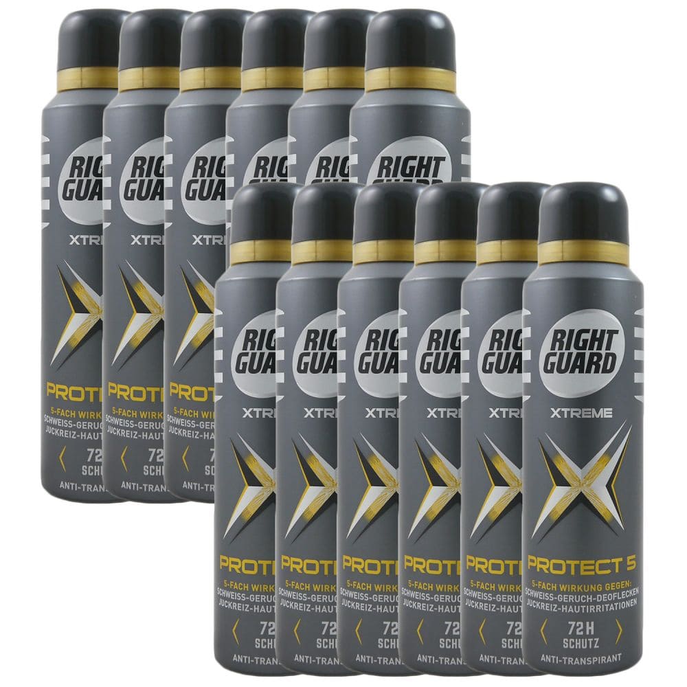 Right Guard Deo Nicht Mehr Im Handel Right Guard Xtreme Protect 5 12 x 150 ml Deospray bei Riemax