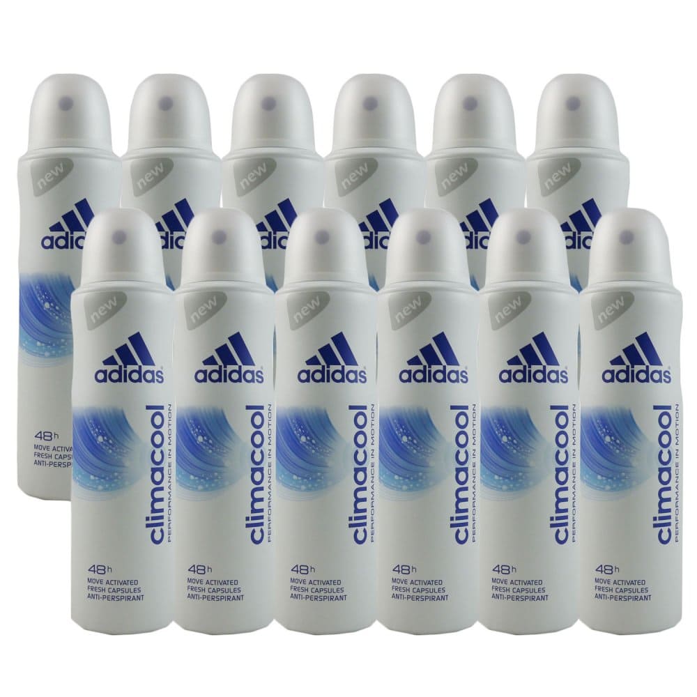 Adidas Climacool Woman For Her 12 x 150 ml Deodorant Deospray Set bei ...