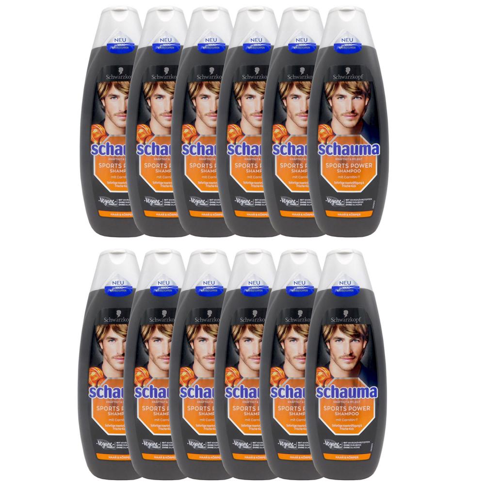 Schauma For Men Shampoo – 2er Pack, Je 400 Ml | Mit Hopfen, Vegan & Silikonfrei Für Starkes Haar
