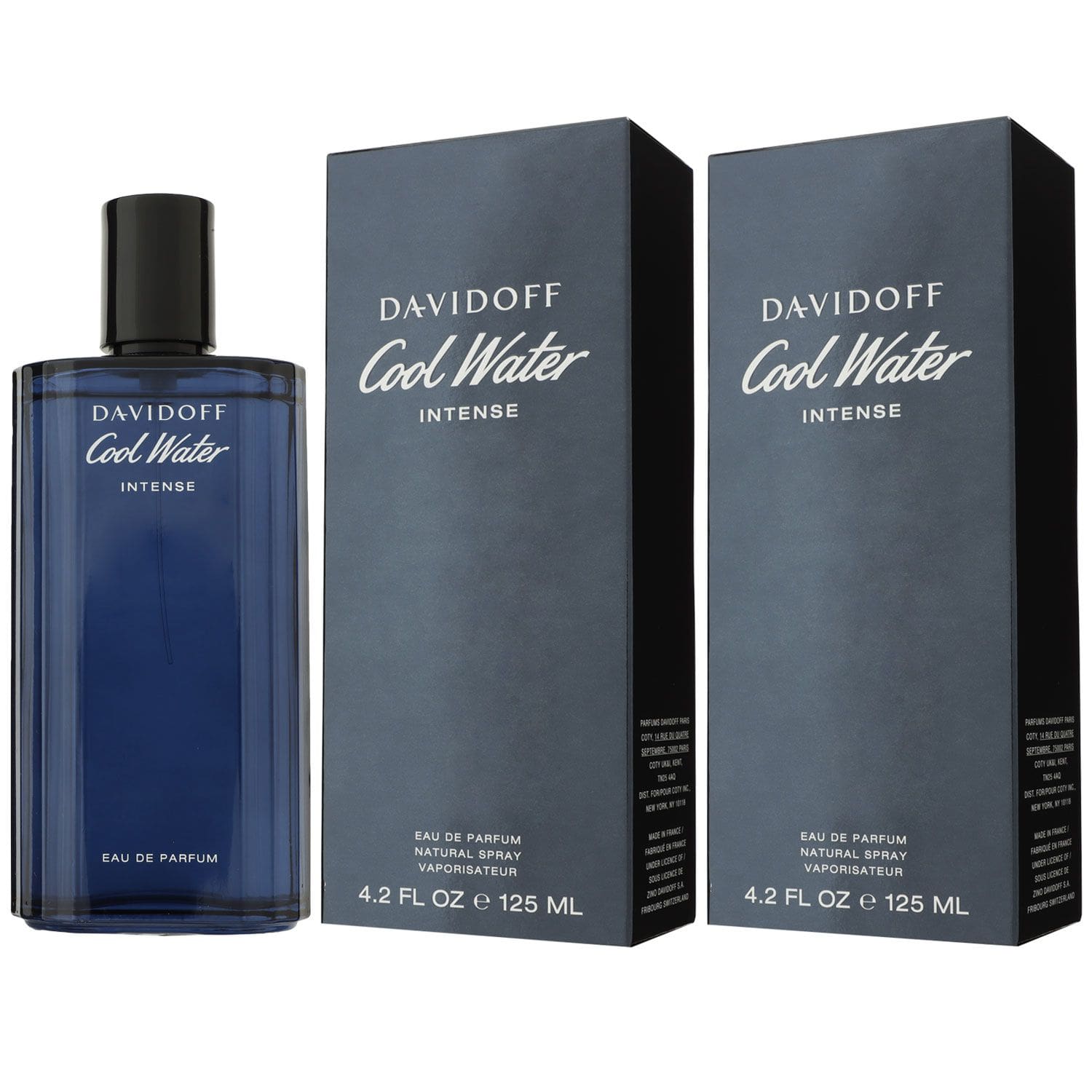 Davidoff Cool Water Intense 2 x 125ml Eau de Parfum EDP