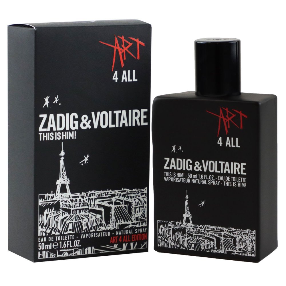 Zadig & Voltaire This is Him Art 4 All 50 ml EDT Limited Edition bei Riemax