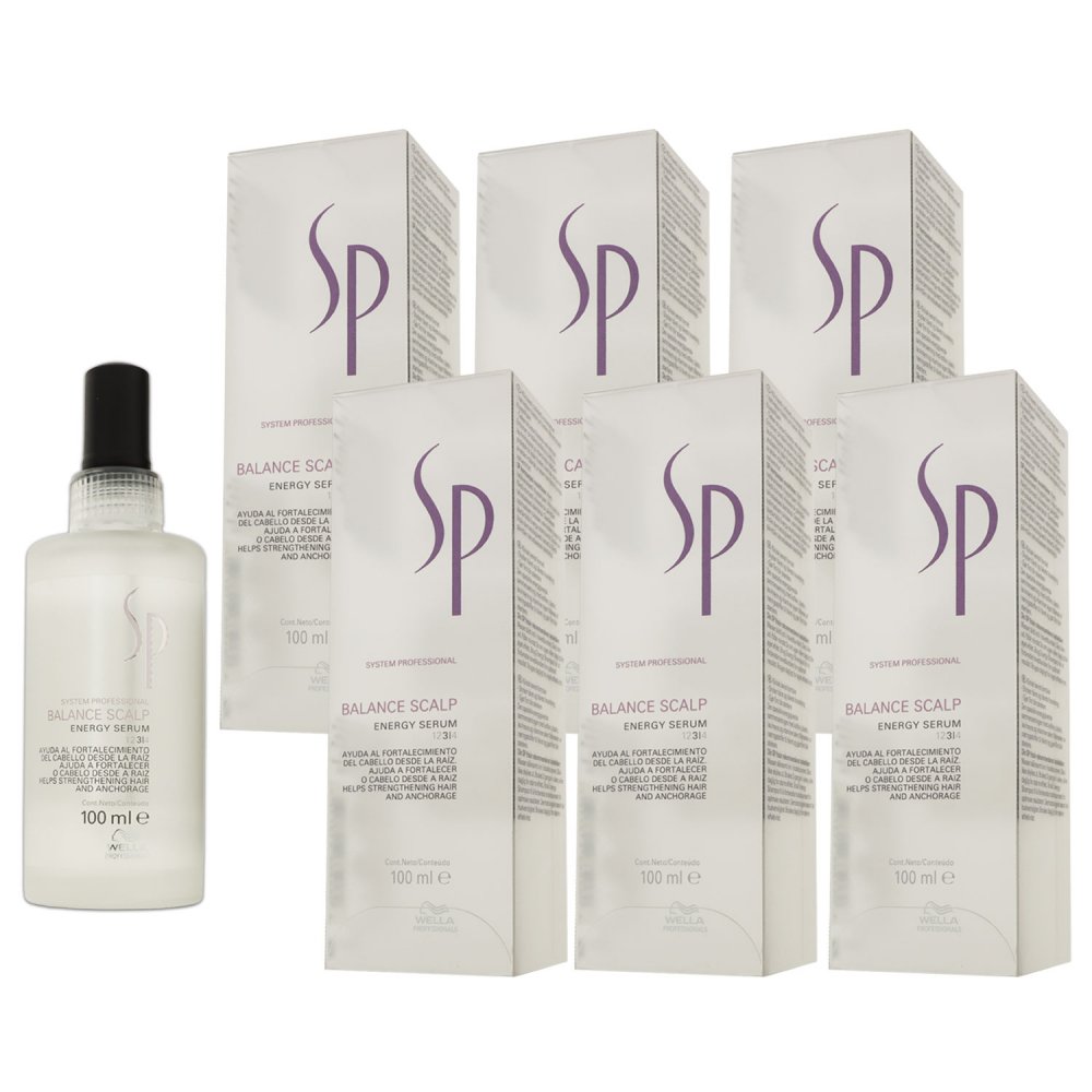 Wella SP Balance Scalp Energy Serum 6 x 100 ml Set OVP bei Riemax