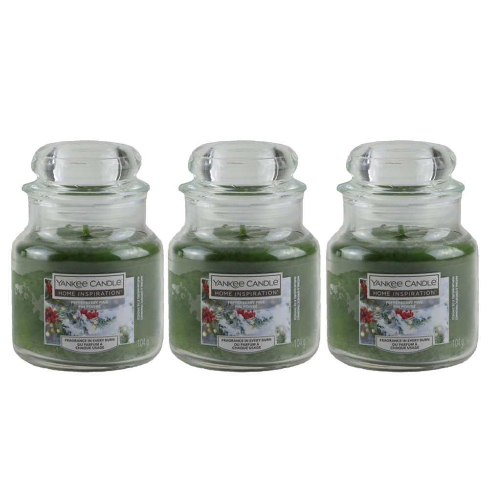 Yankee Candle Duftkerze Pepperberry Pine im Glas Jar 3