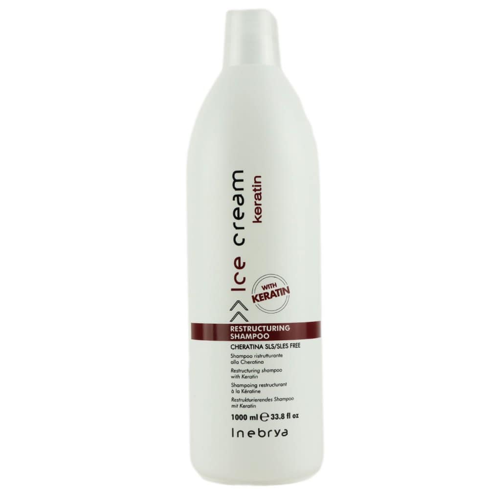 Inebrya Ice Cream Keratin Restructuring Shampoo 1000 ml Shampoo bei Riemax