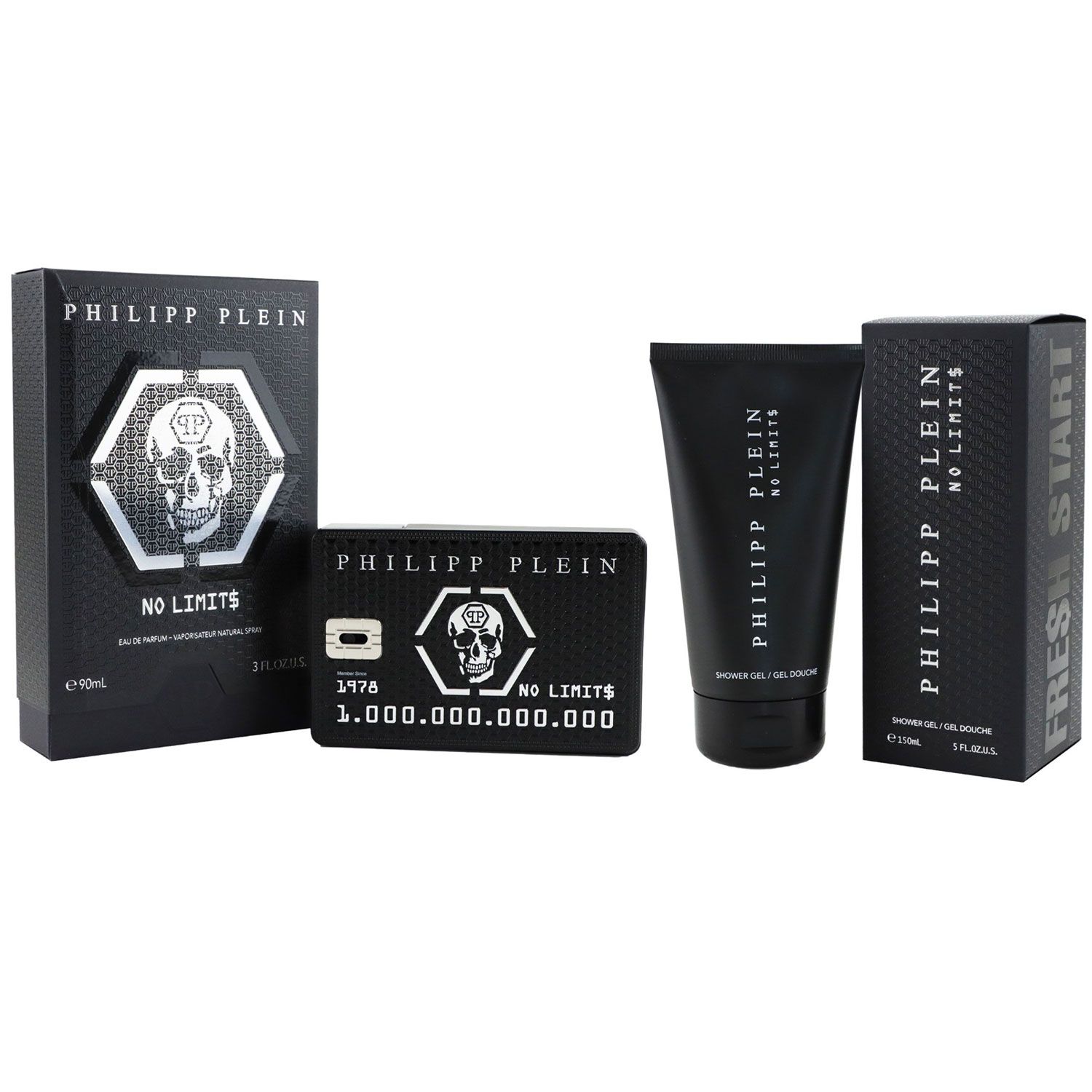 Philipp Plein No Limits 90 Ml Edp And 150 Ml Showergel Se 