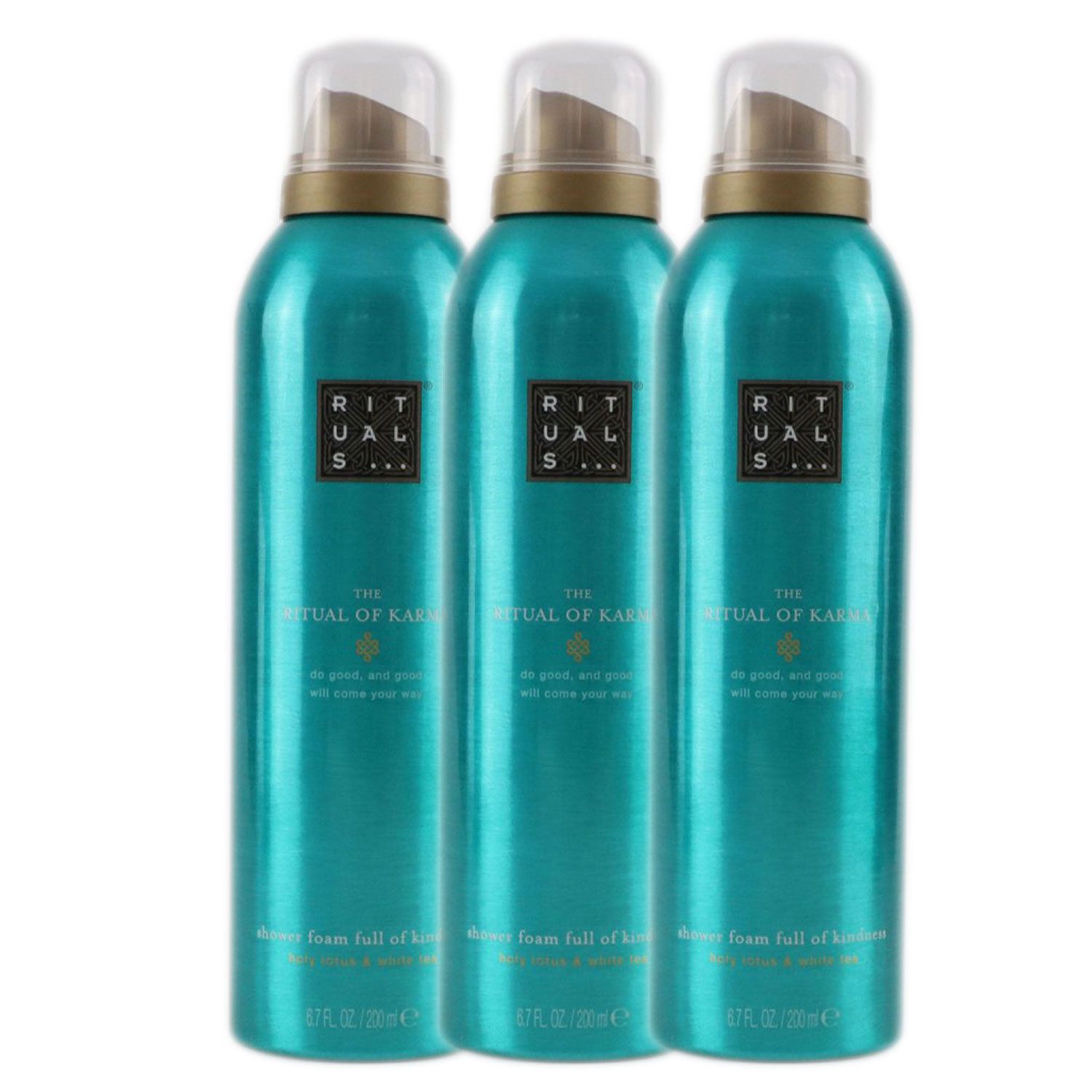Rituals The Ritual of Karma Foaming Shower Gel 3 x 200 ml Set bei Riemax