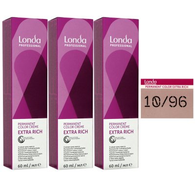 Londa Color Permanente Cremehaarfarbe /69 Violett-Cendré – Bis Zu 100 % Weißabdeckung