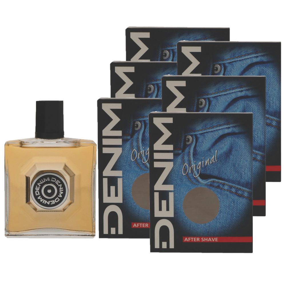 Denim Original 6 x 100 ml Aftershave After Shave Set bei Riemax
