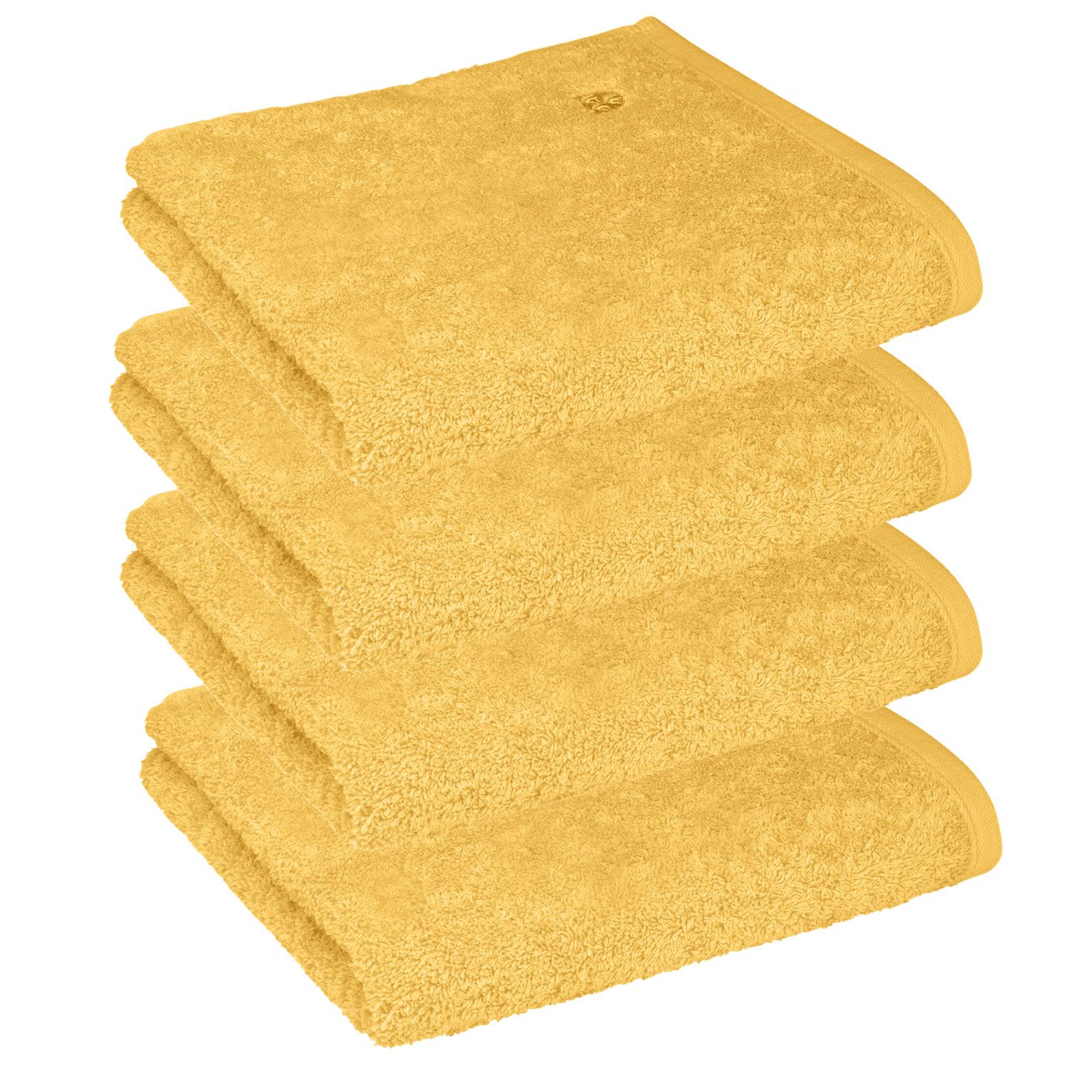 4er Ross Frottier Handtuch 4004 Vita 47 Sonnengelb 50 x 100 cm Baumwolle Set