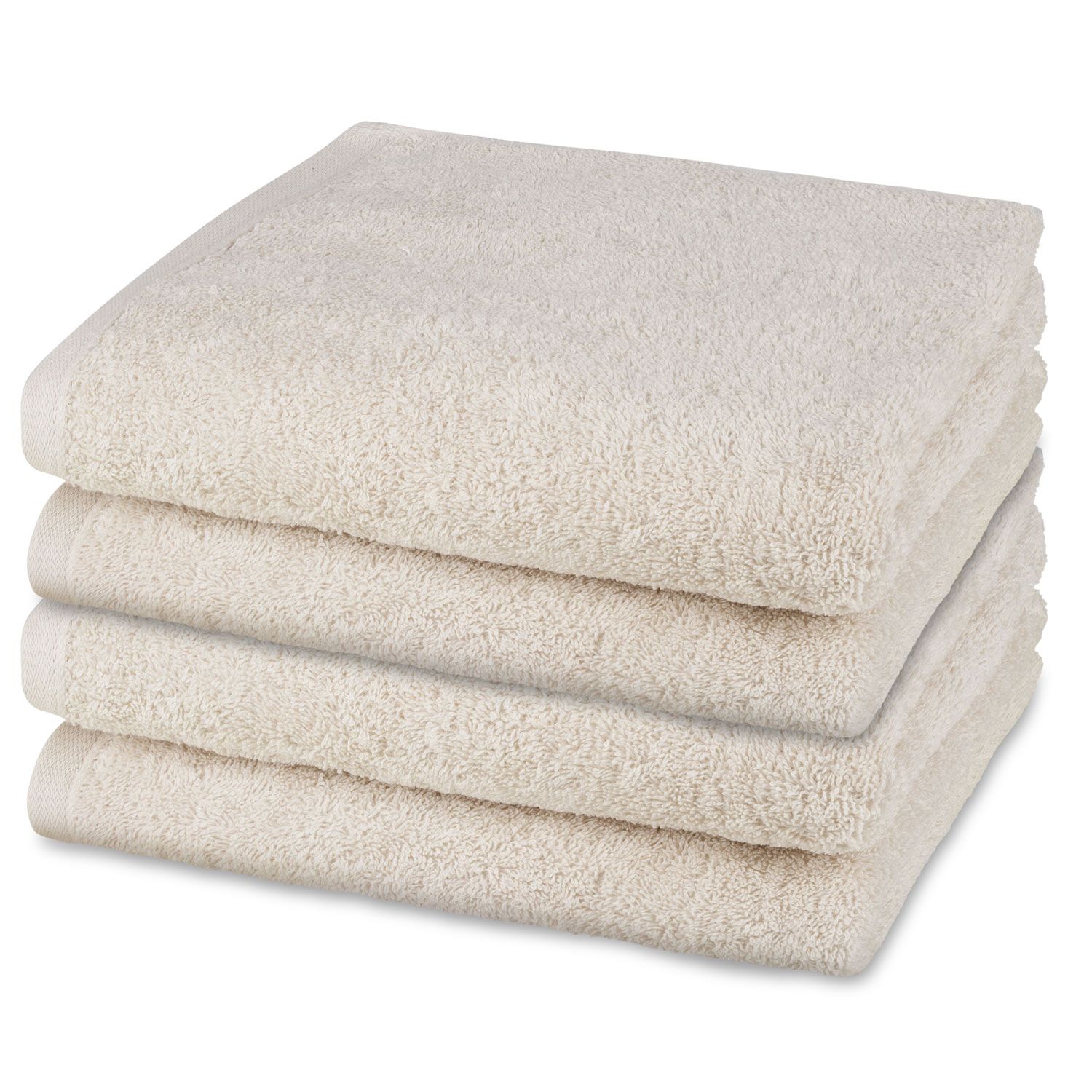 4er Ross Frottier Handtuch 4004 Vita 55 Leinen 50 x 100 cm Baumwolle Set