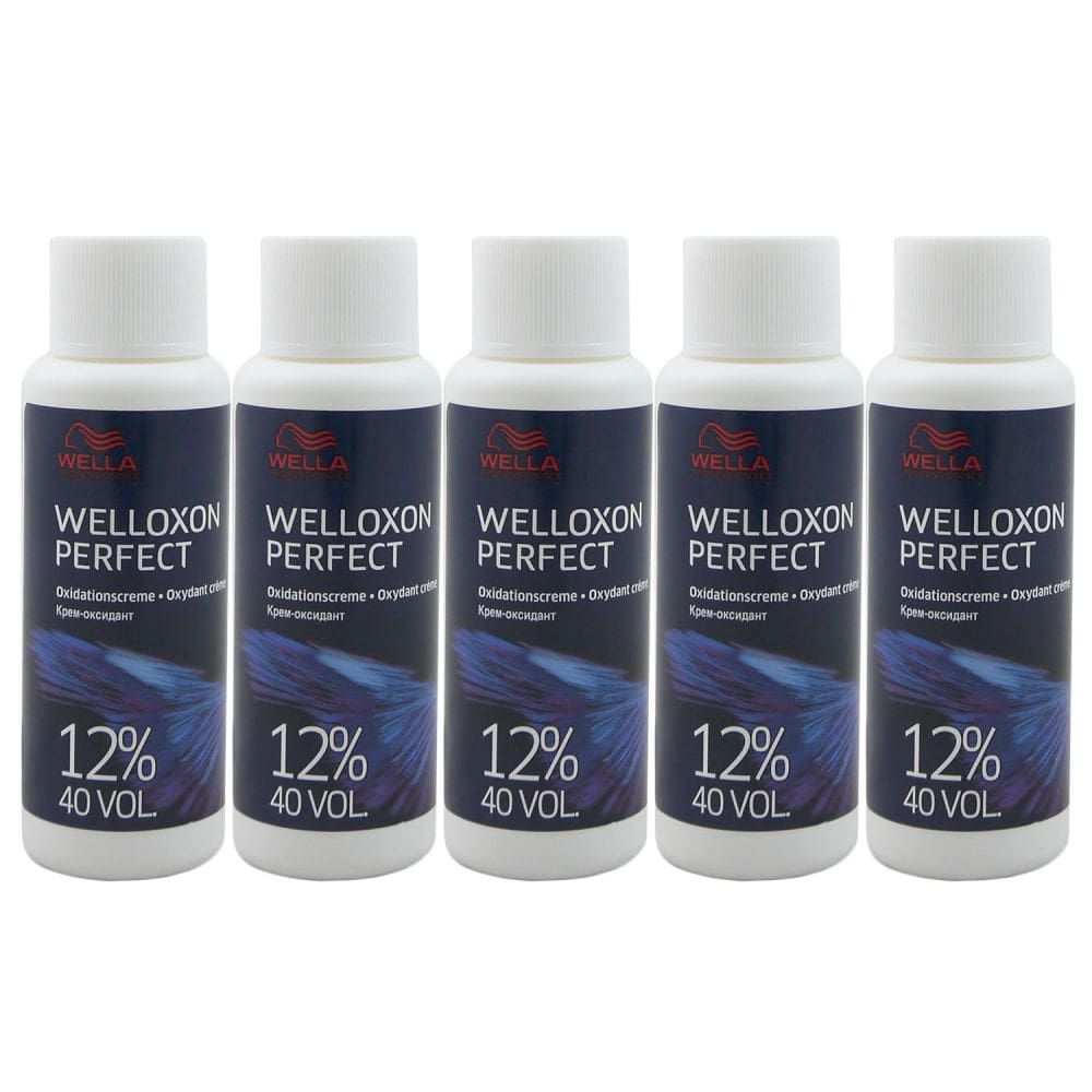 5 x 60 ml Wella Welloxon Perfect 12% Set