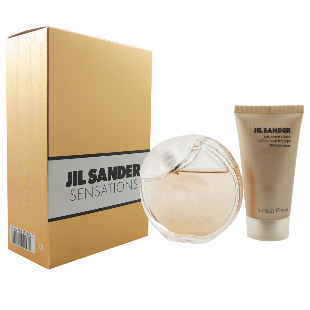 Jil Sander Sensations Set 40 ml Eau de Toilette EDT & 50 ml Cashmere Cream Bodyl