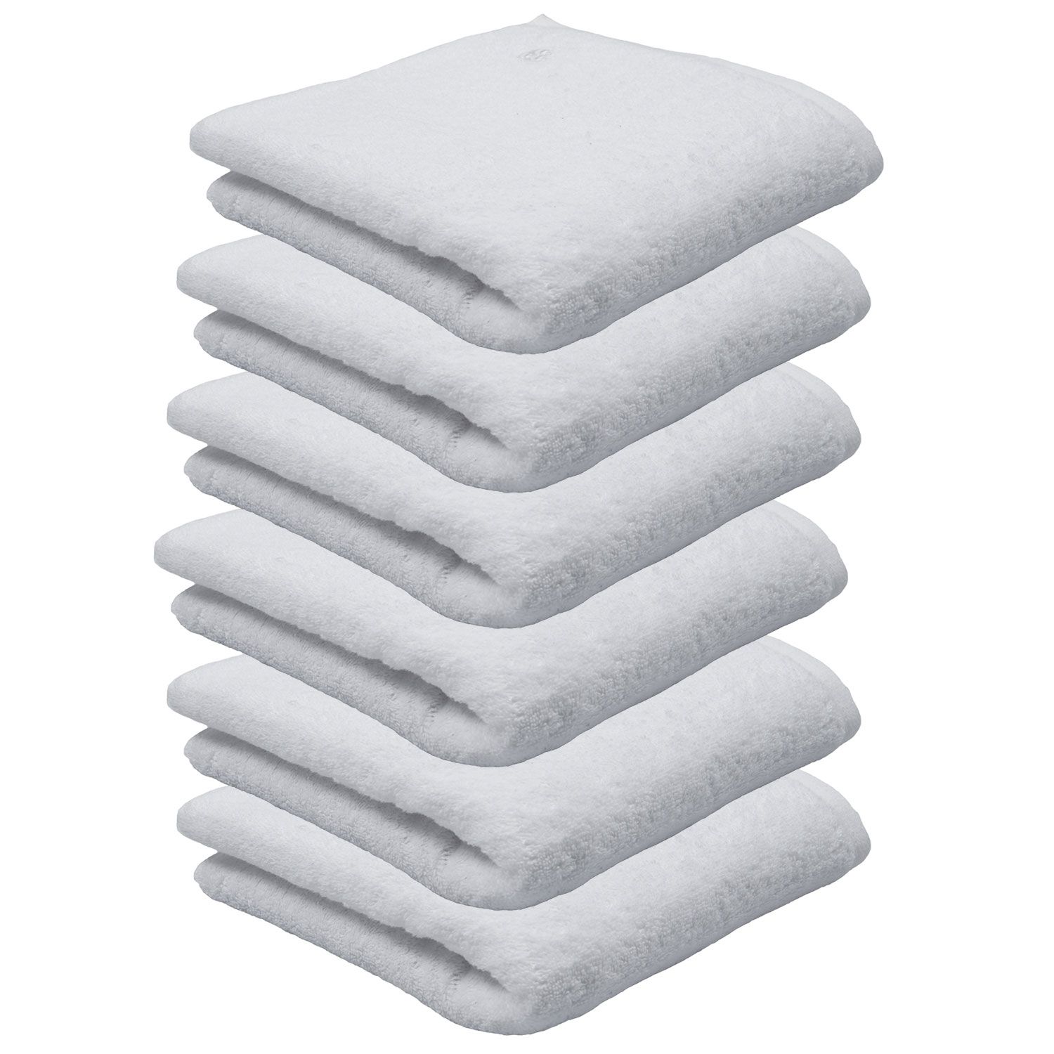 6er Ross Frottier Handtuch 4004 Vita 00 Wei� 50 x 100 cm Baumwolle Set