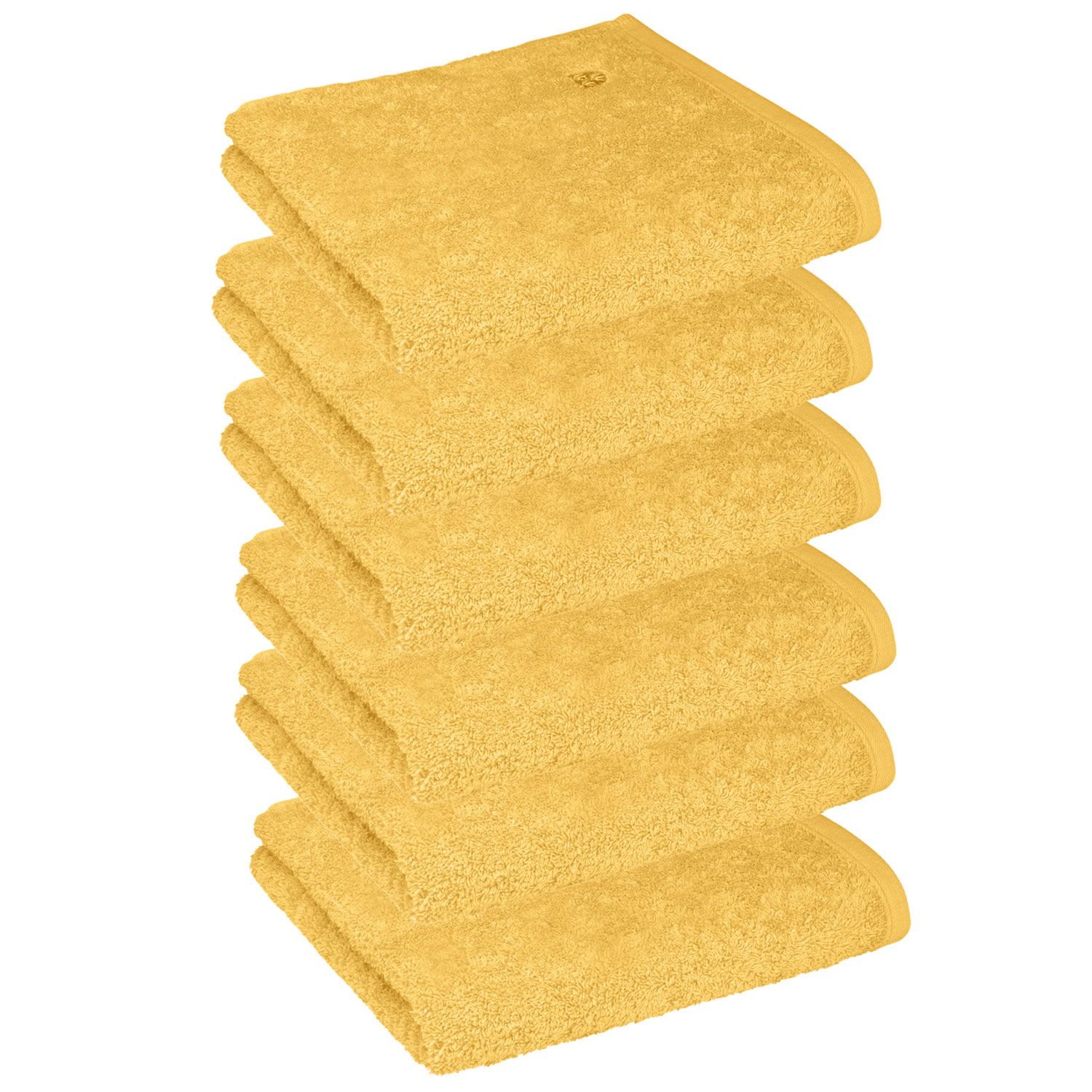 6er Ross Frottier Handtuch 4004 Vita 47 Sonnengelb 50 x 100 cm Baumwolle Set