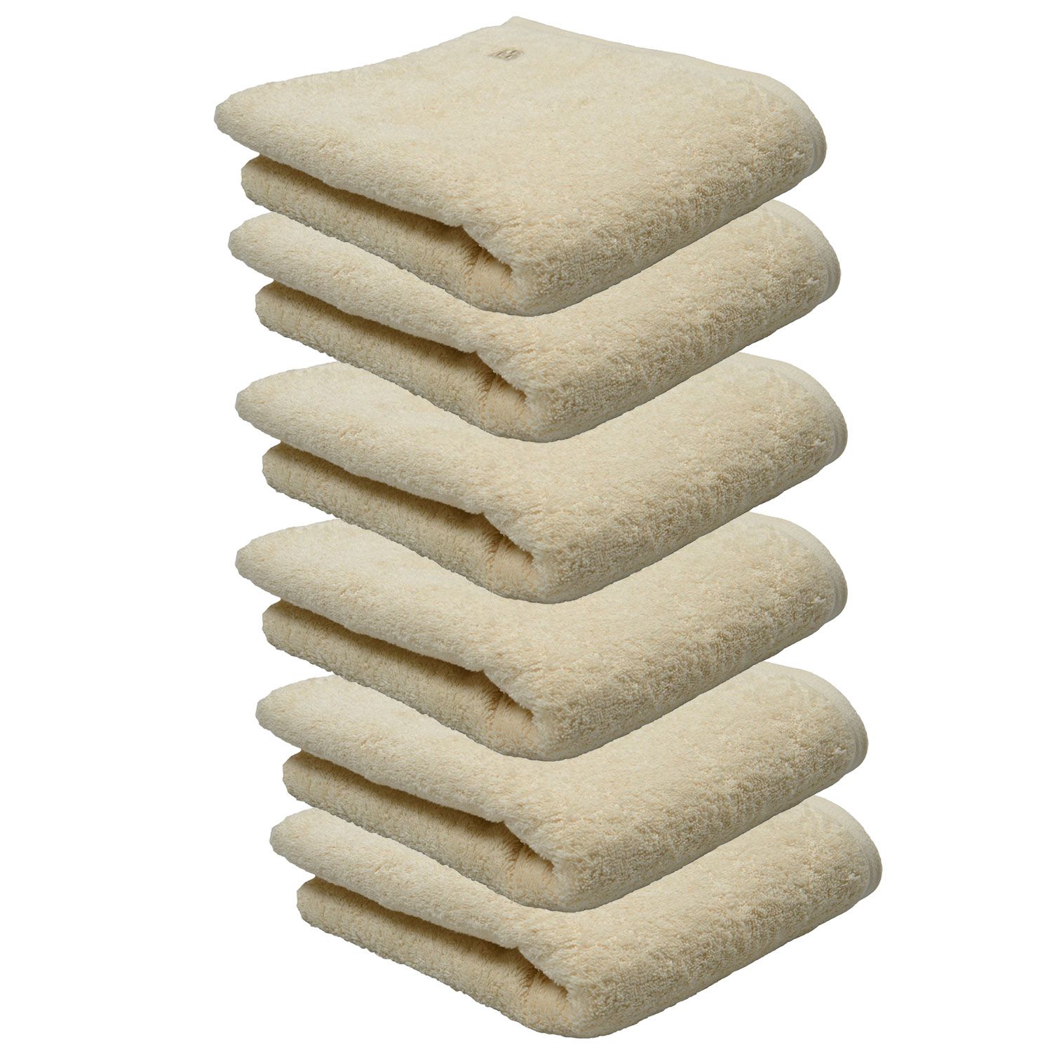 6er Ross Frottier Handtuch 4004 Vita 56 Sand 50 x 100 cm Baumwolle Set