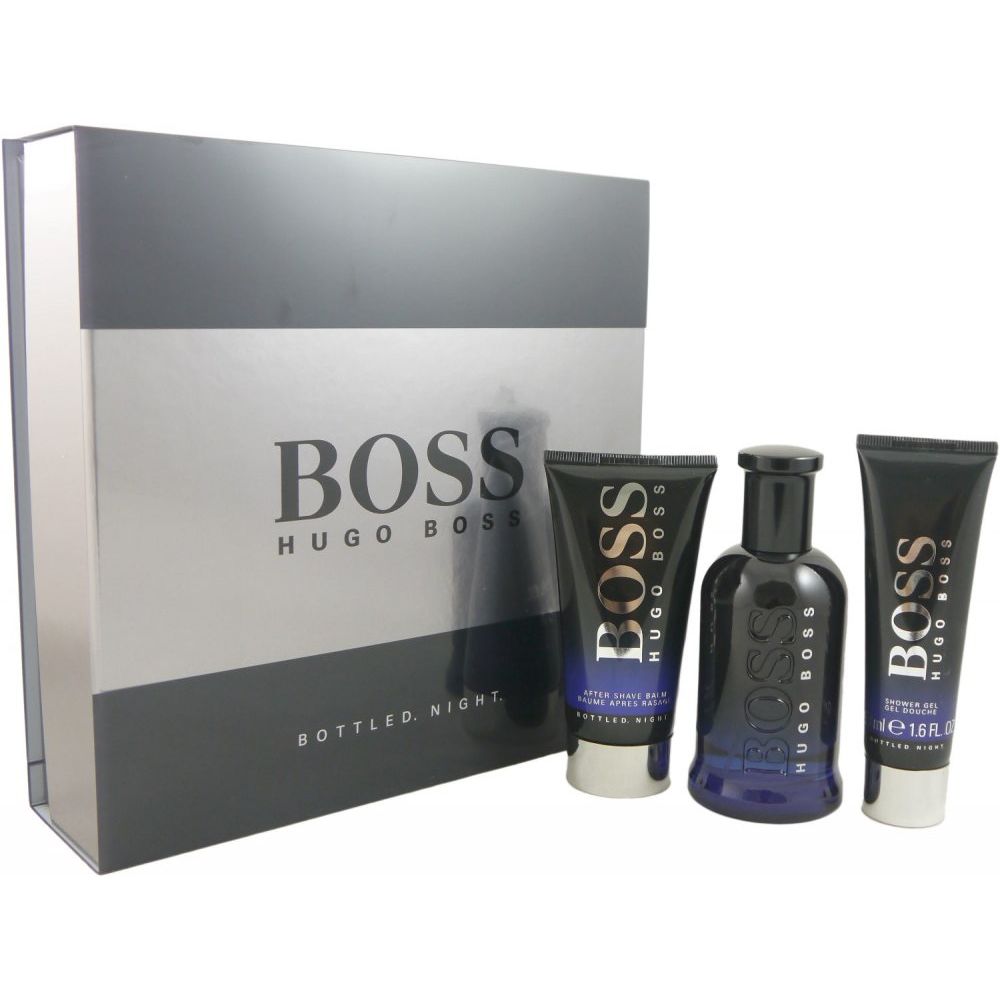 Hugo Boss Bottled Night Set 100 ml EDT & 50 ml Showergel & 75 ml