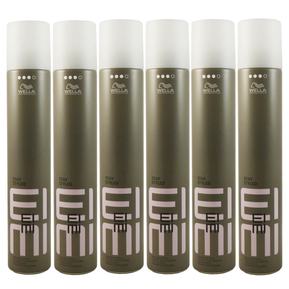 Wella Eimi Stay Styled 6 x 500 ml Haarspray Level 3 Set bei Riemax