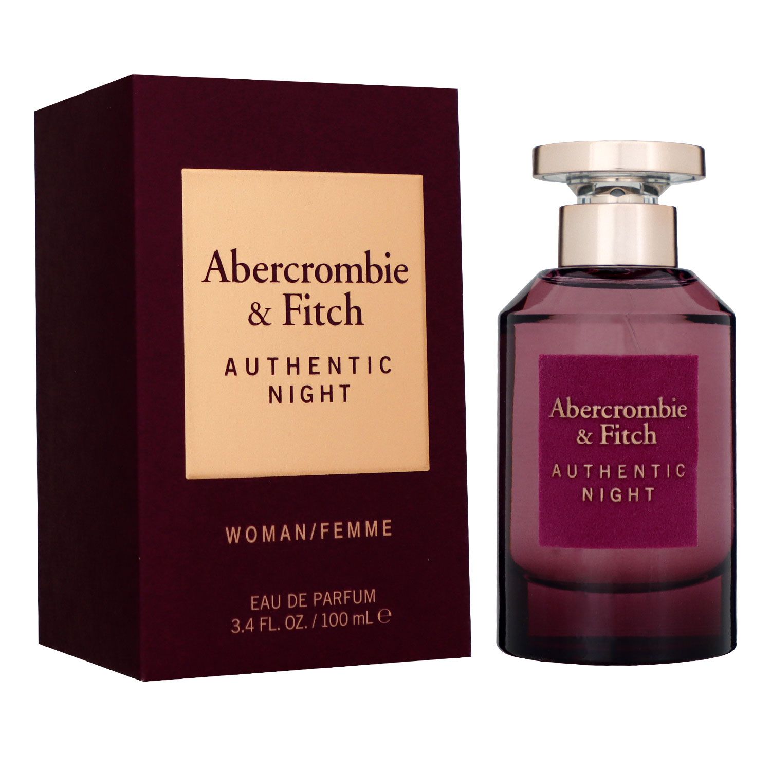 Abercrombie & Fitch Authentic Night Woman 100 ml Eau de Parfum EDP