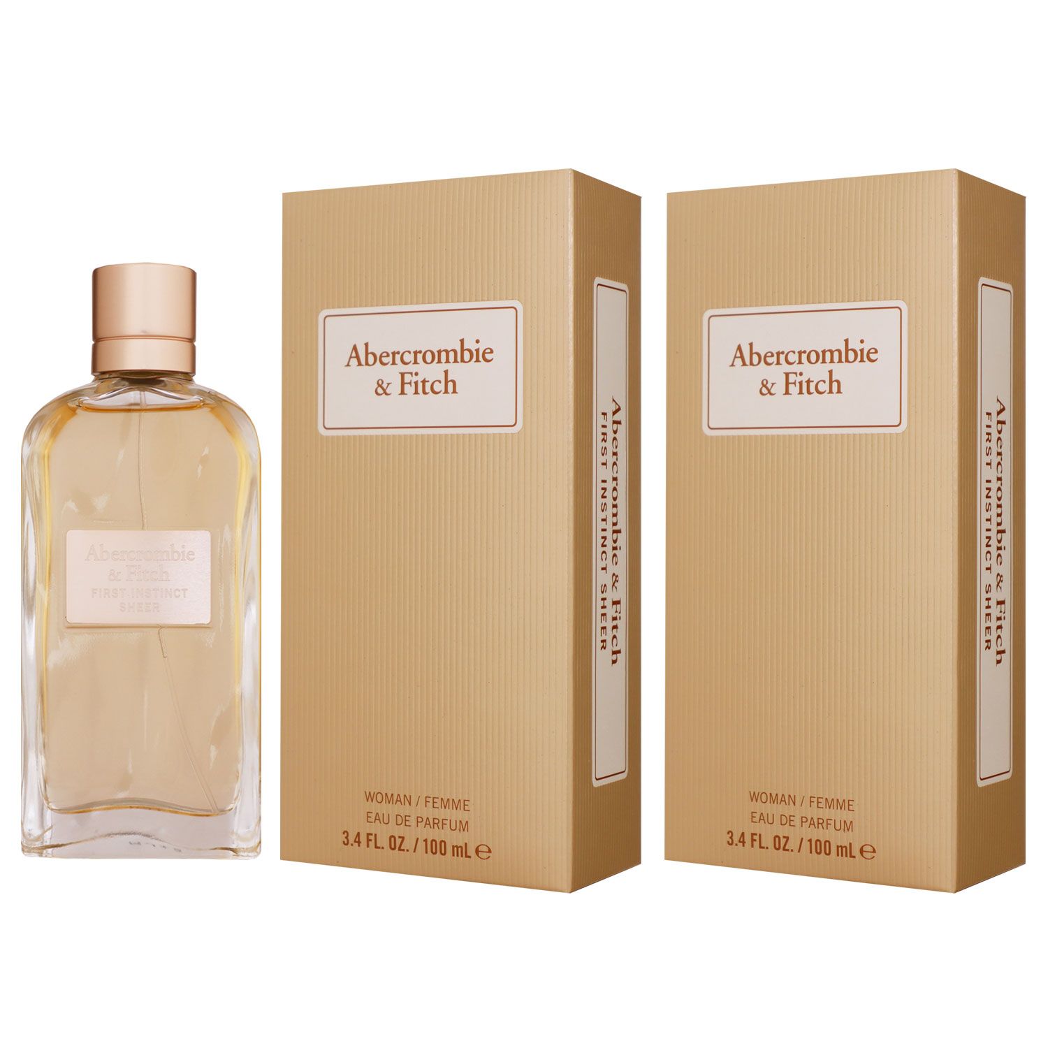 Abercrombie & Fitch First Instinct Sheer 2 x 100 ml Eau de Parfum EDP Set