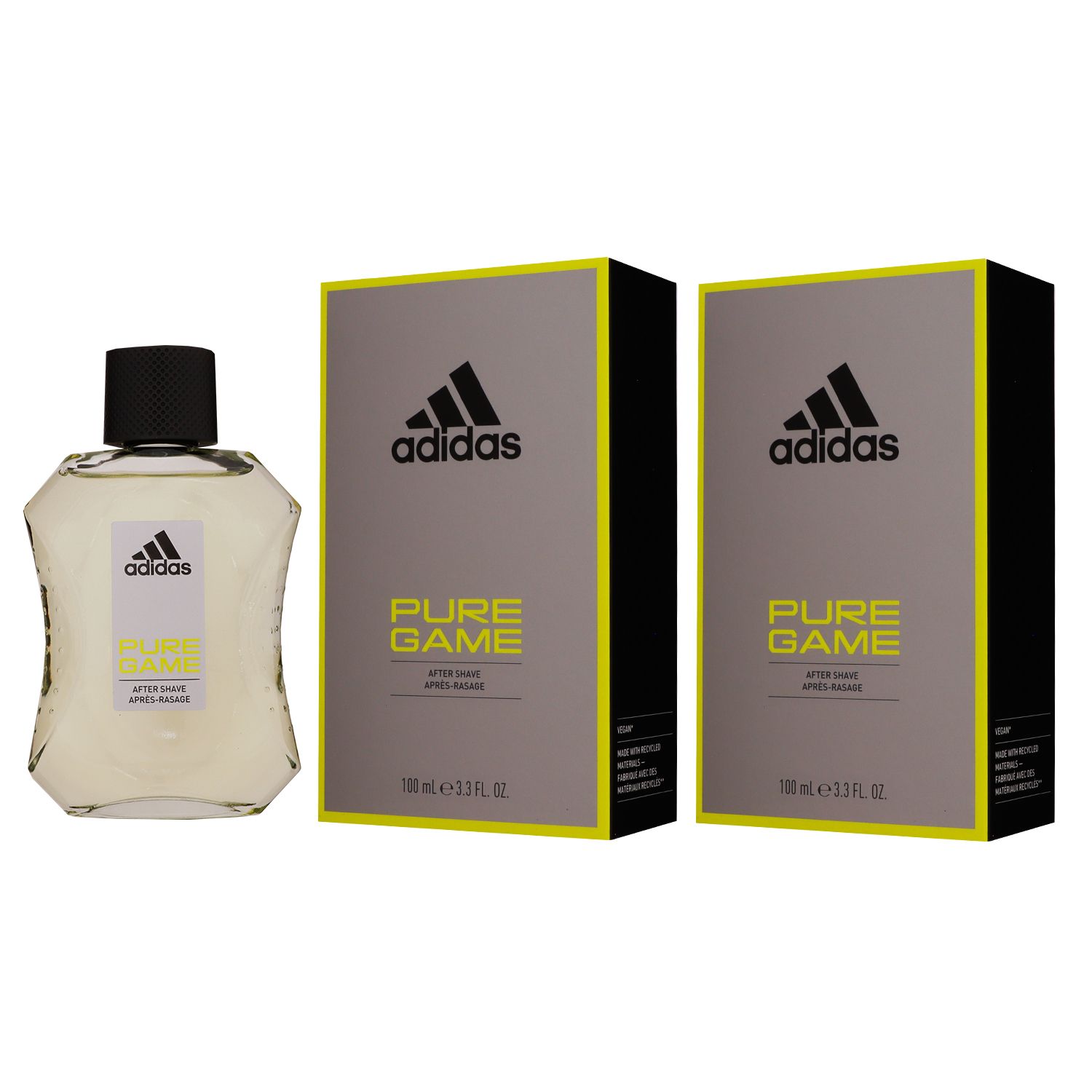 Adidas Pure Game 2 x 100 ml Aftershave After Shave Set