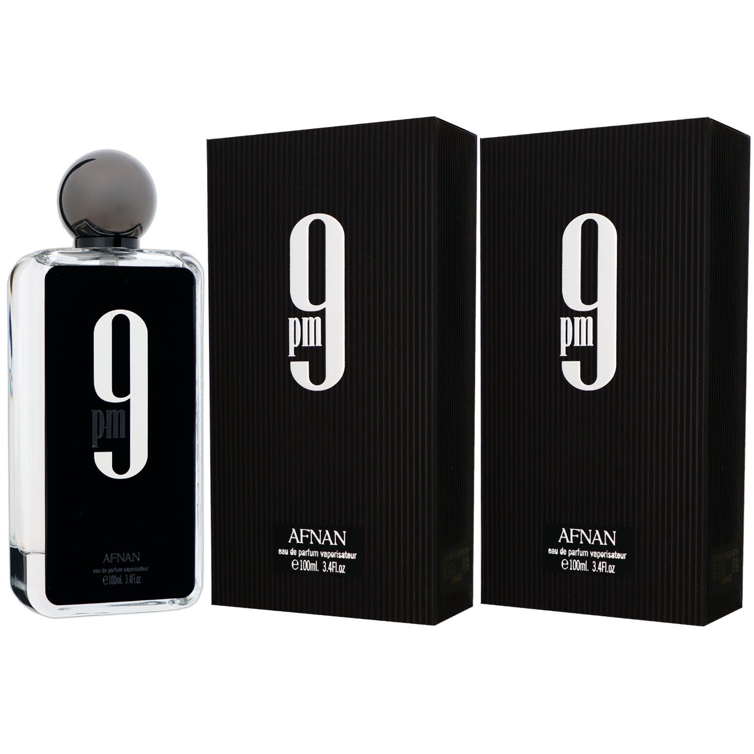 Afnan Perfumes 9pm 2 x 100 ml Eau de Parfum EDP Herrenparfum Set