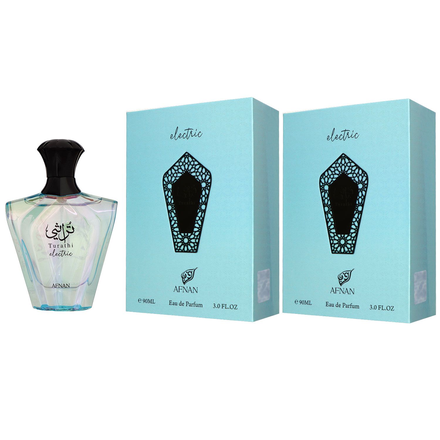 Afnan Perfumes Turathi Turathi Electric 2 x 90 ml EDP Unisex Set