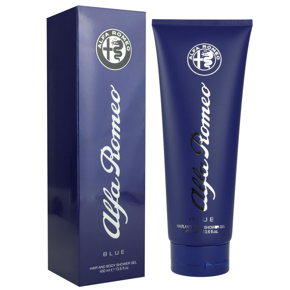 Alfa Romeo Blue 400 ml Hair & Body Showergel Shampoo bei Riemax