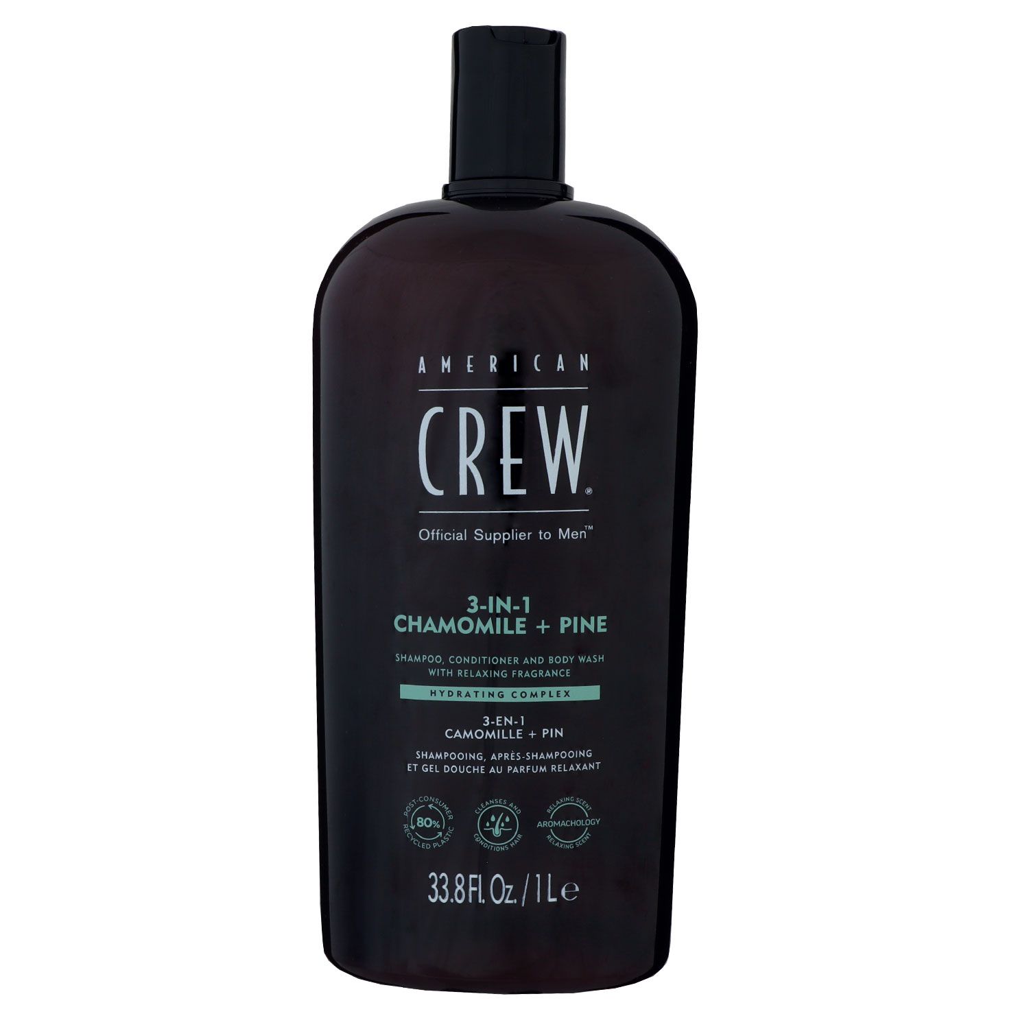 American Crew 3 in 1 1000 ml Chamomile & Pine Shampoo & Conditioner & Body Wash