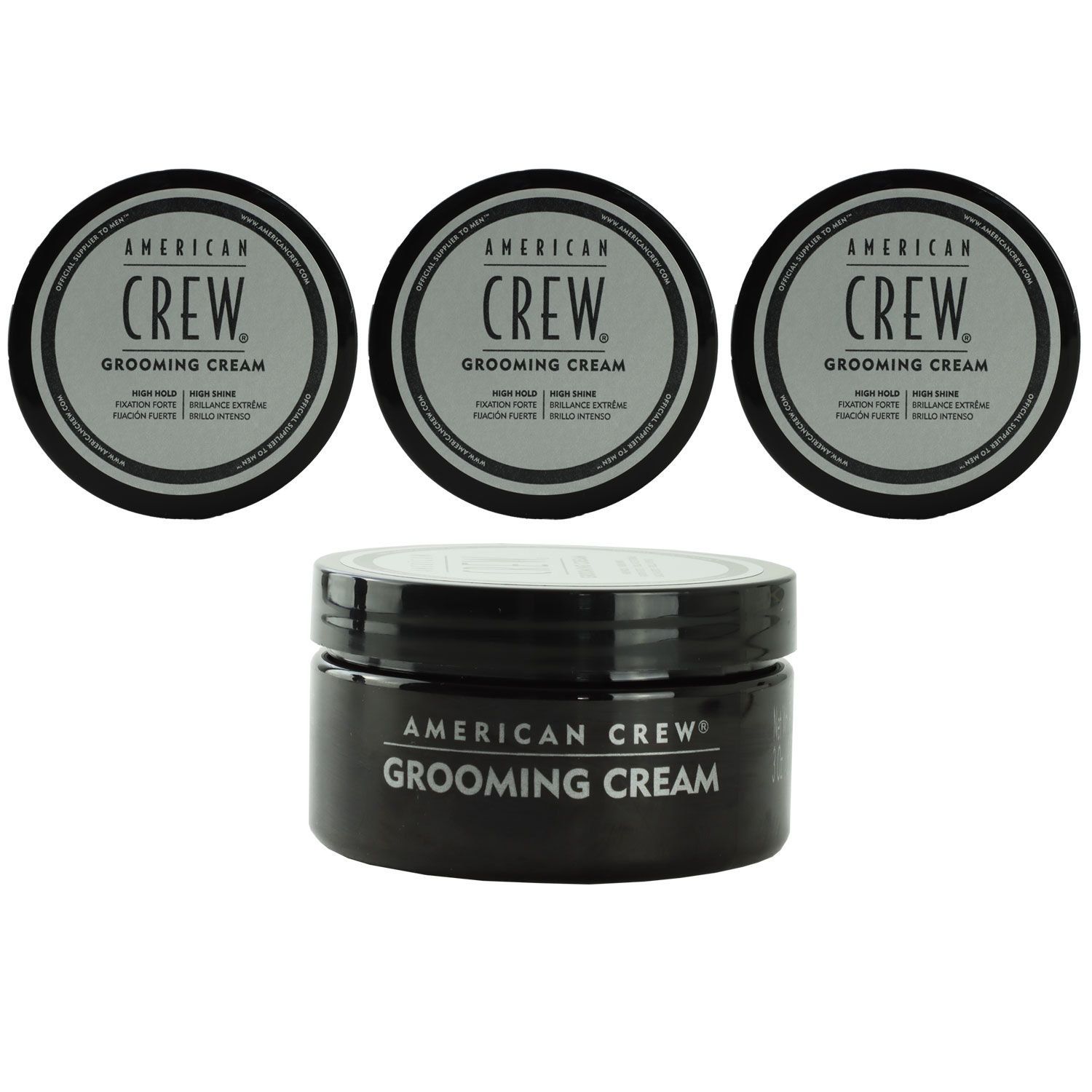 American Crew Classic 3 x 85 g Grooming Cream Stylingcreme starker Halt Set
