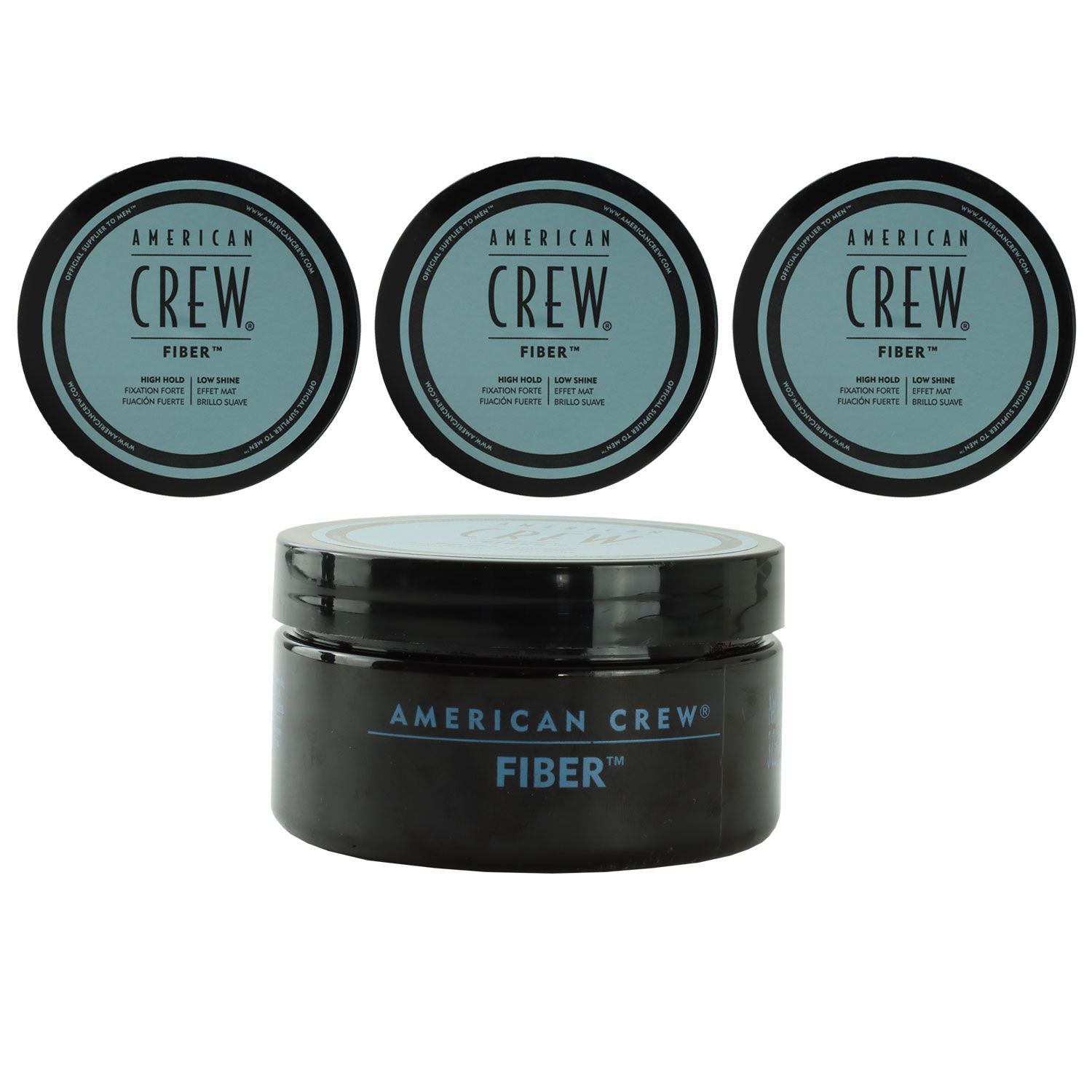 American Crew Classic Fiber 3 x 85 g Stylingwachs starker Halt Set