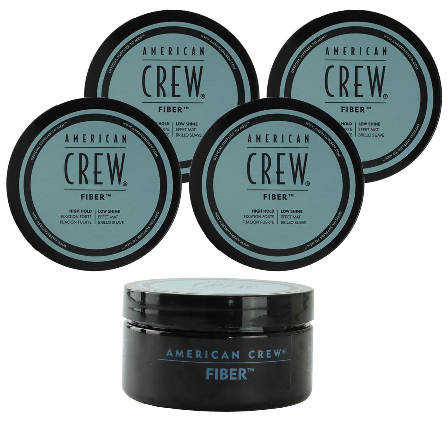 American Crew Classic Fiber 4 x 85 g Stylingwachs starker Halt Set