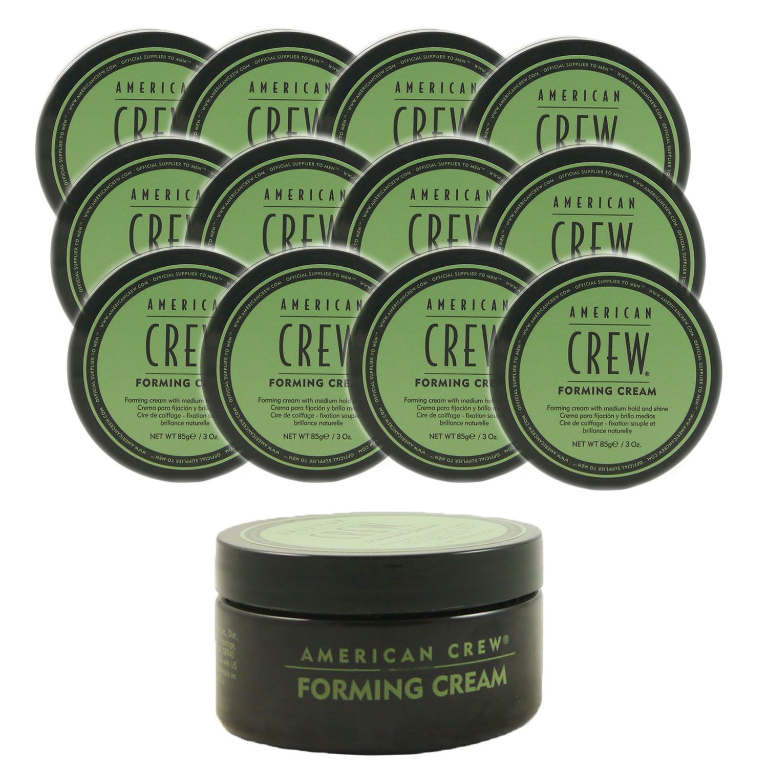 American Crew Classic Forming Cream 12 x 85 g Stylingcreme mittlerer Halt Set